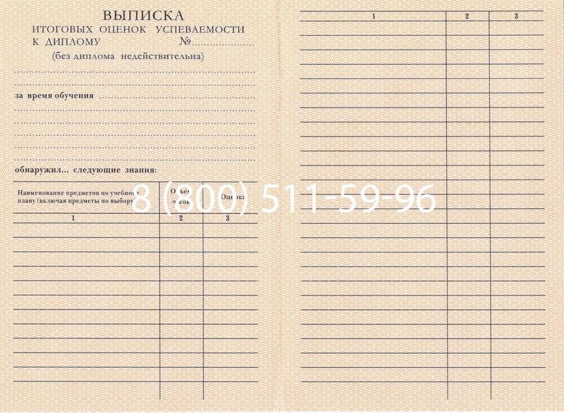 Купить Диплом ПТУ 1995-2006 годов в Москве