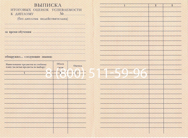 Купить Диплом училища 1995-2006 годов в Москве